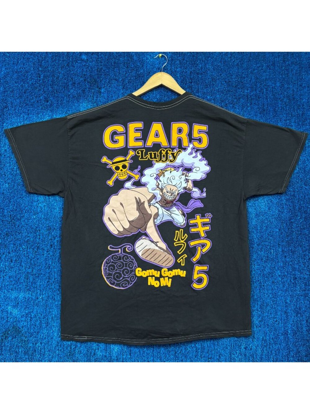 One Piece Gears Anime T-Shirt Size Extra Large